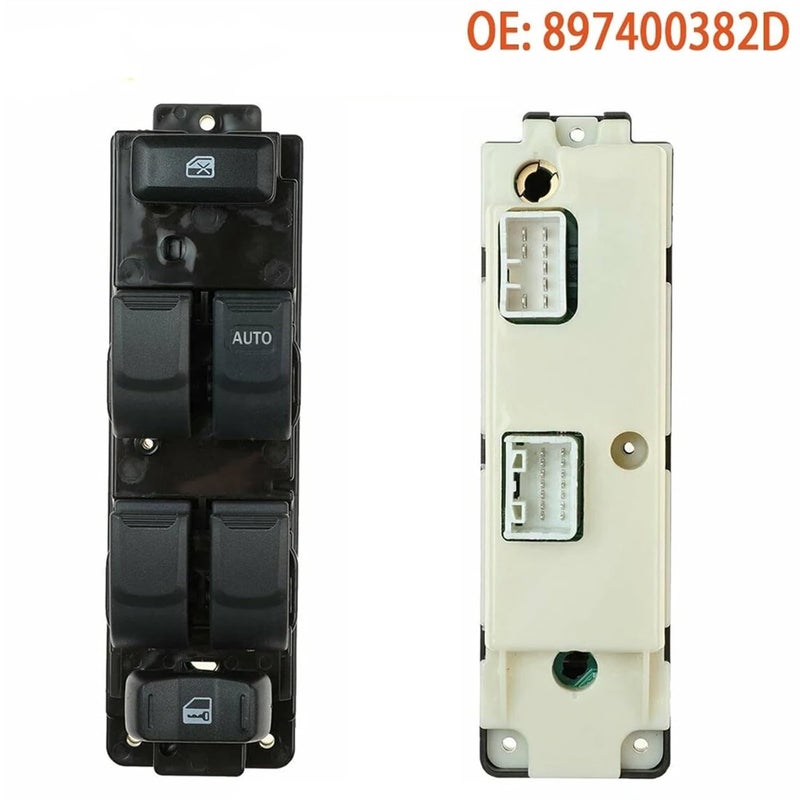 مفتاح التحكم الرئيسي للنافذة الكهربائية لسيارة إيسوزو دي ماكس 2003-2011 للقيادة على اليسار - Image 3