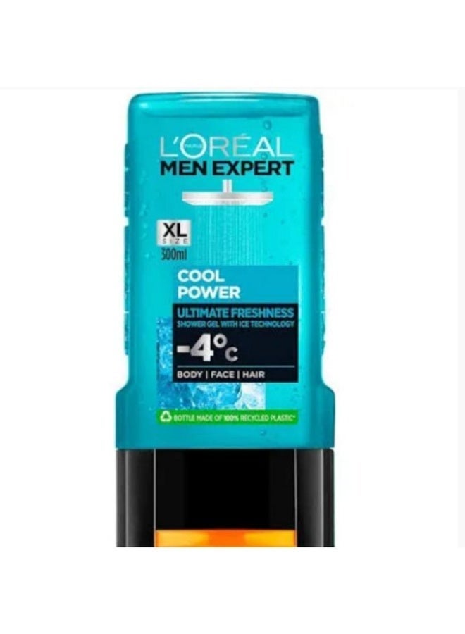 لوريال باريس مين إكسبرت جل استحمام  كول باور 300 مل - Image 1