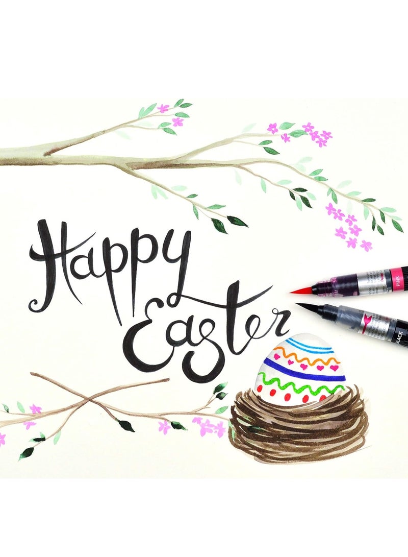 Pentel Pinceau Arts Colour Brush Pale Orange - Image 3