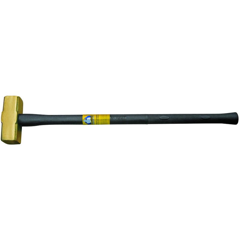 Klein Tools 7HBRFRH07 Brass Sledgehammer Rubber Handle 7Pound