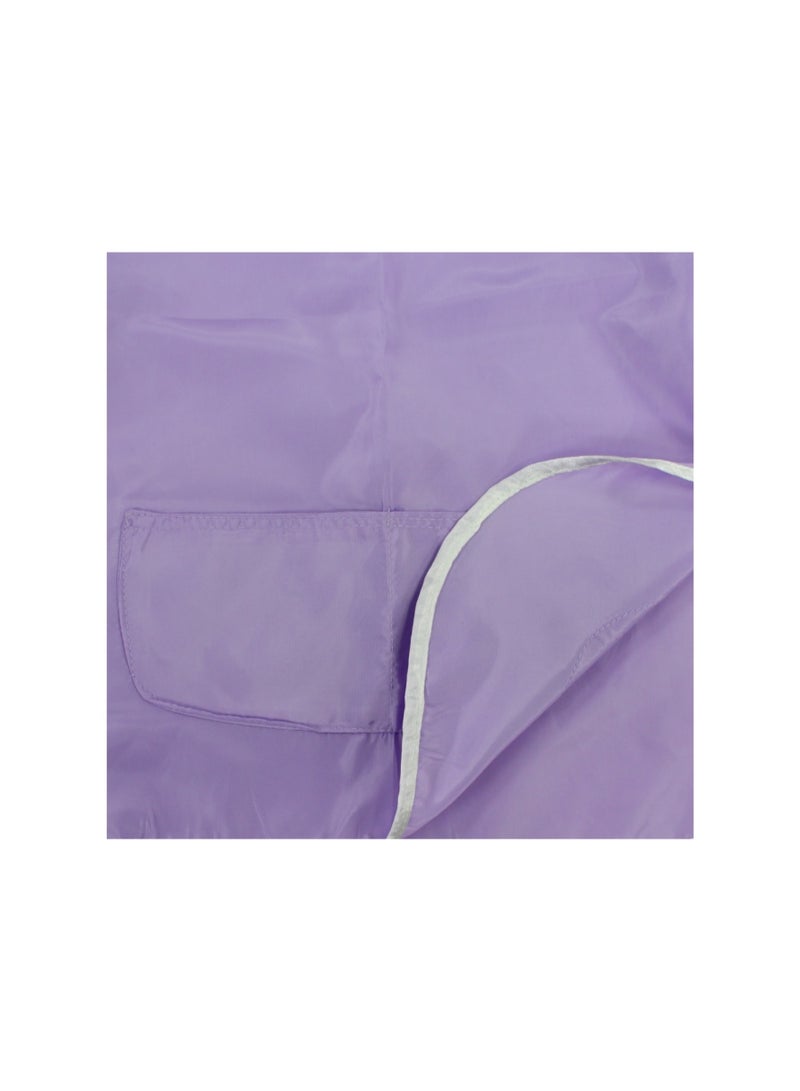 Kids Waterproof Apron (Width 42cm Length 52cm Sleeve 35cm) – Purple - Image 3