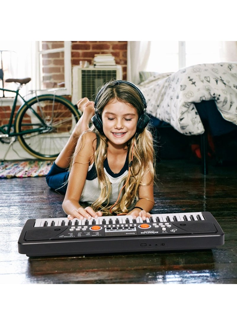 61-Key Digital Piano with Microphone: Start Your Child's Pro Musical Journey!  - Image 4