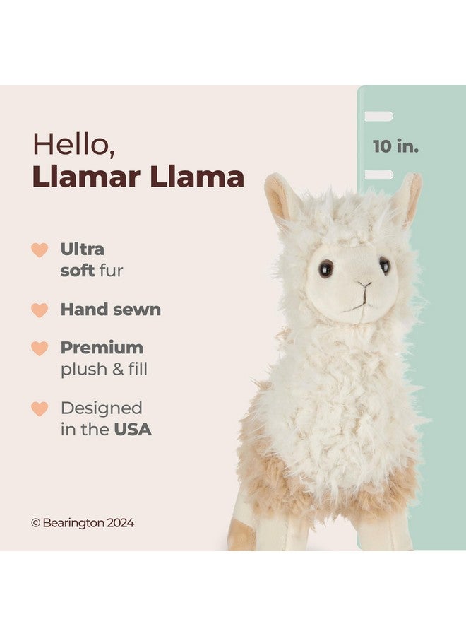 Bearington Collection Bearington Collection Llamar Plush Llama Stuffed Animal, 10 inches  - Image 2