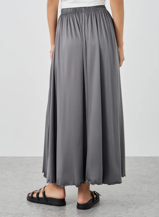 Take Two Take Two Floral Printed A-Line Maxi Skirt