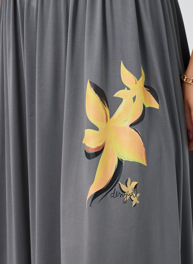 تايك تو تنورة ماكسي بتصميم - مطبوعة بالزهور من تيك تو - Image 3