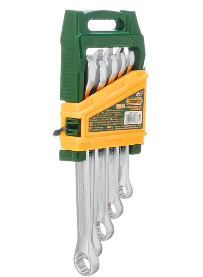 Jadever 5-piece set of serrated wrenches (sizes 8, 10, 12, 13, and 14)