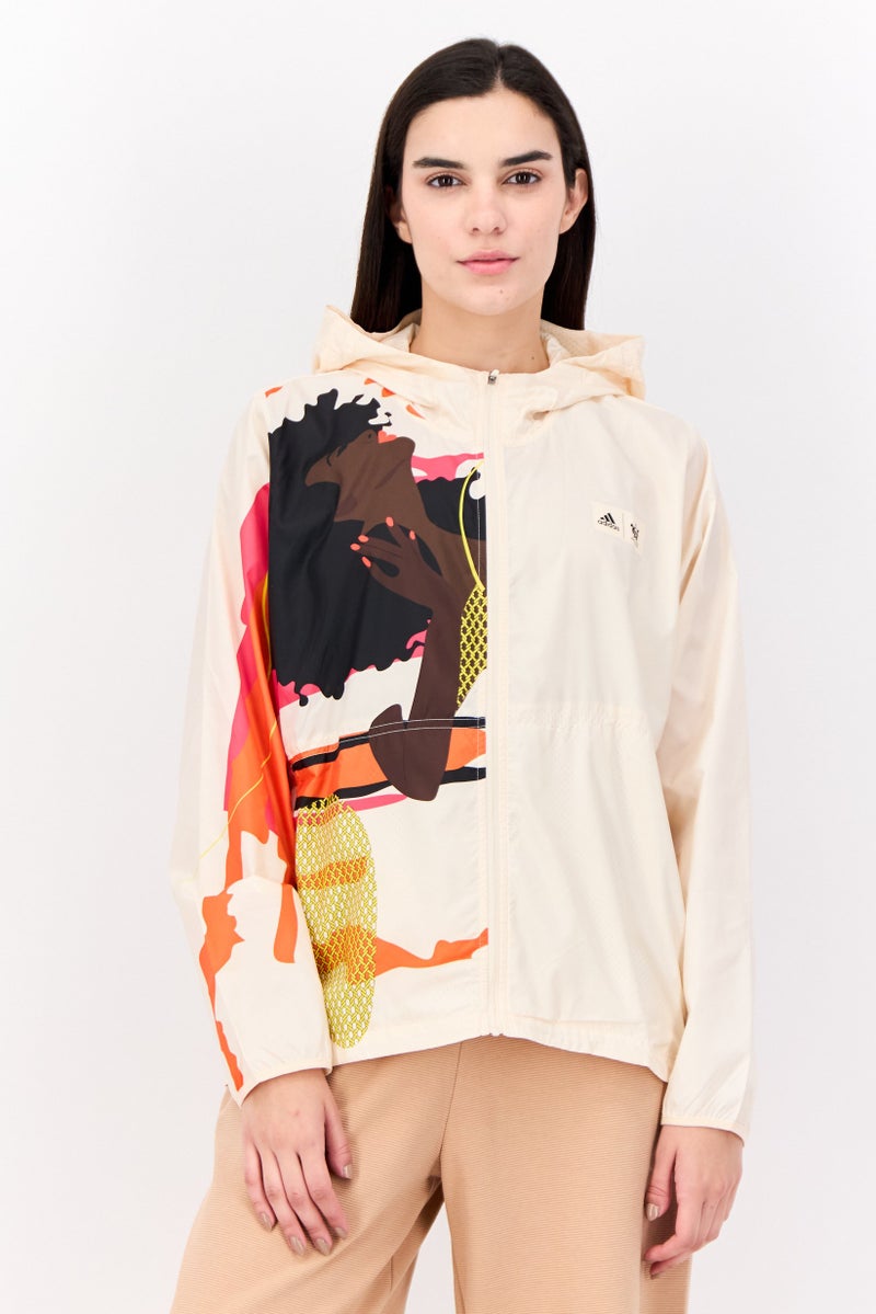 Adidas Originals x Thebe Magugu Women Sportswear Fit Long Sleeves Outdoor  Jacket, Multicolor - Image 1