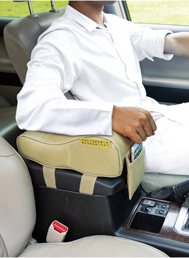 AL SANIDI car seat cushion, car Merca, Sulfur Yellow, Size 32*18*12Cm  - Image 2