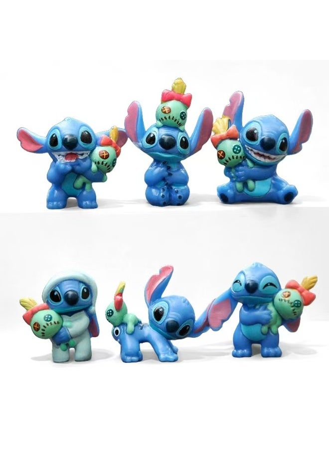 Set of 10 Lilo and Stitch Characters, Lilo and stitch mini figures, 5.5 cm height, gifting for kids - Image 2
