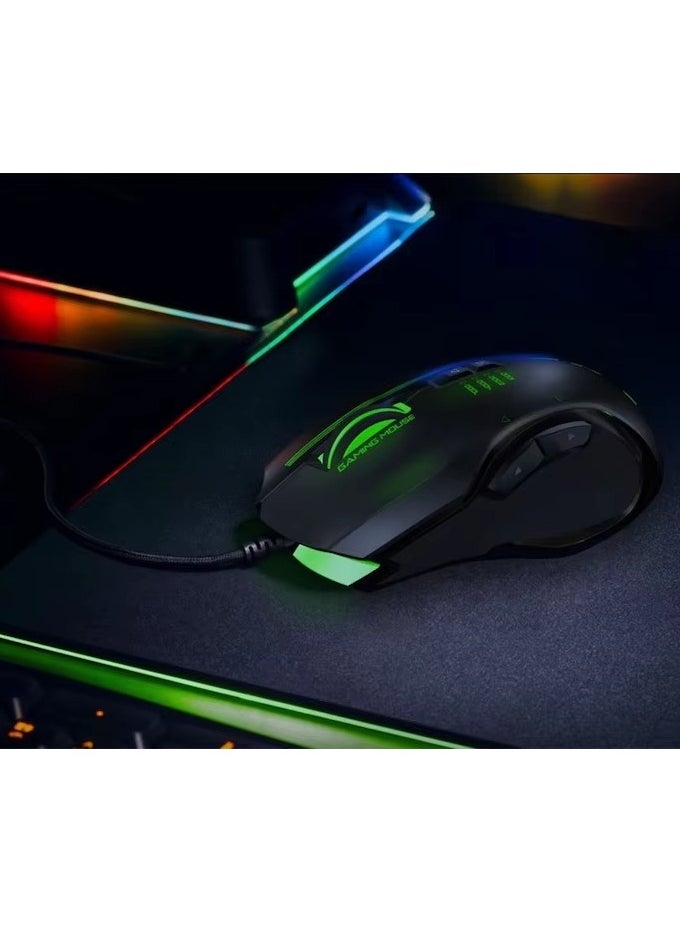 Generic - Yes-Original RGB Gaming Mouse, 7200 DPI, 7 Buttons with 6 Macro Keys, Swap Bracket - GX38 - Image 1