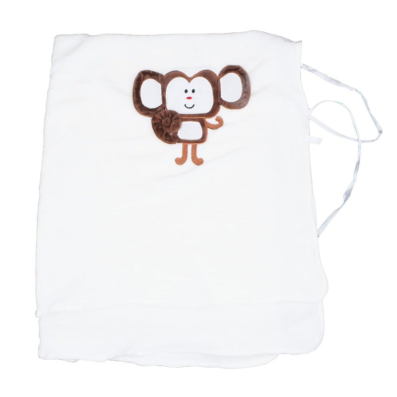 JADES Baby Quilt Ultra Soft Plush Lightweight Super Comfortable Baby Blankets Swaddle for Infant Toddler Monkey - Image 4