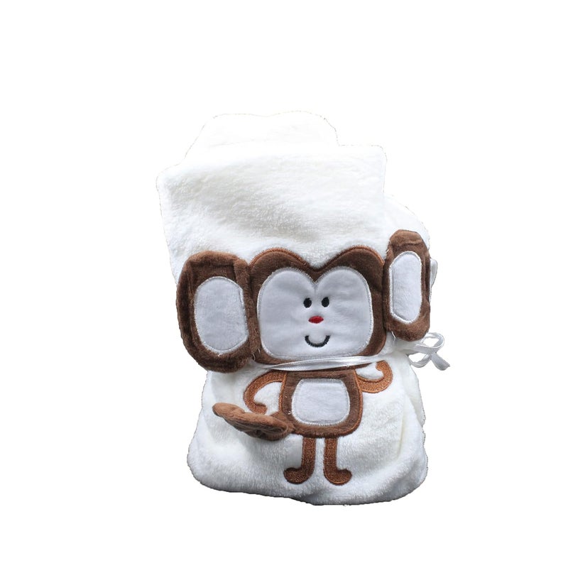 JADES Baby Quilt Ultra Soft Plush Lightweight Super Comfortable Baby Blankets Swaddle for Infant Toddler Monkey - Image 1