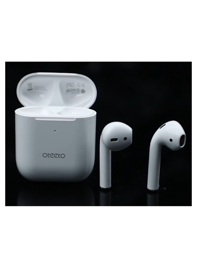 Oteeto True Wireless Earphone (OT3) - OTEETO (White) The Ultimate Audio Experience - Image 1