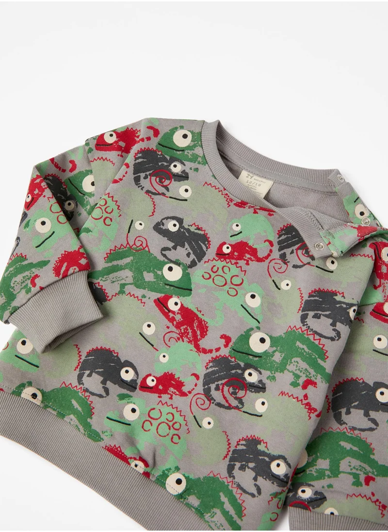 Zippy Zippy Cotton Sweatshirt For Baby Boys