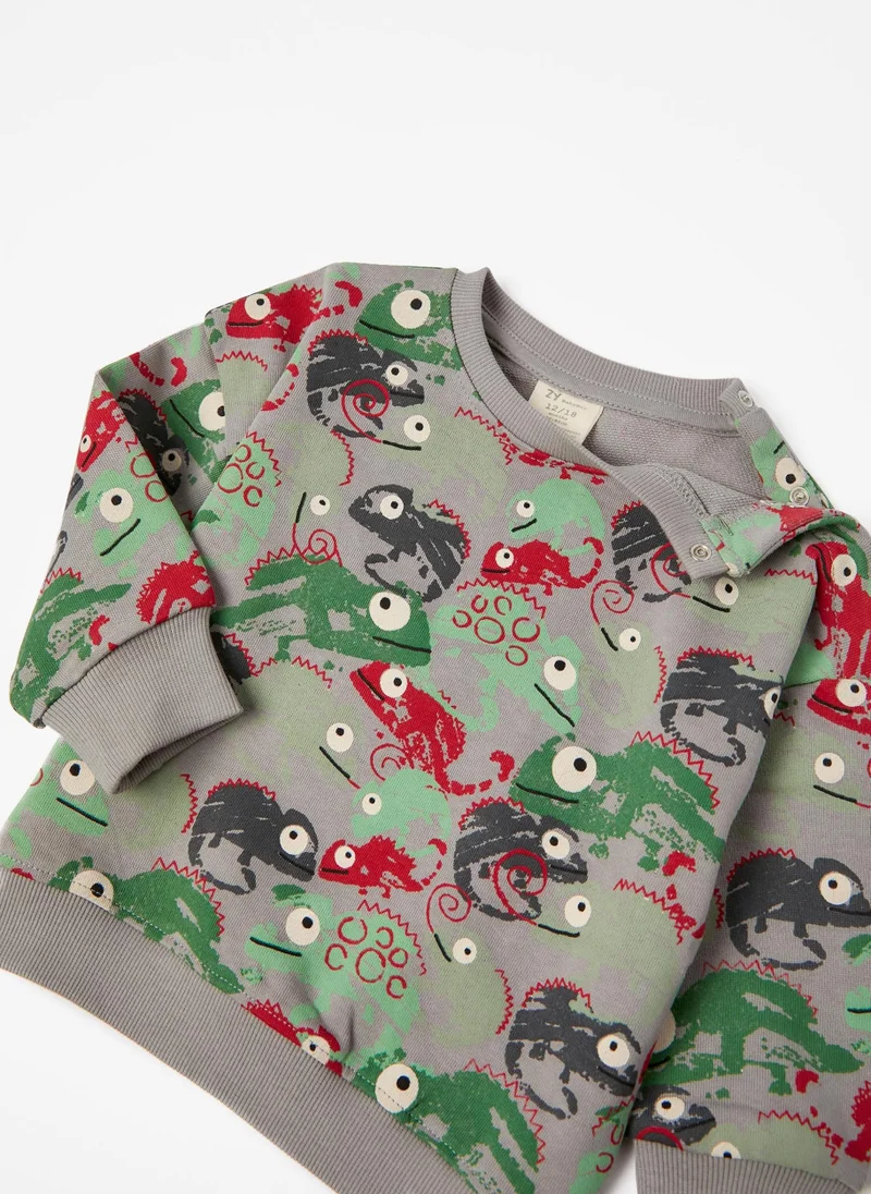 Zippy Zippy Cotton Sweatshirt For Baby Boys