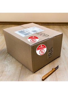 Top label Do Not Stack Shipping Labels,Shipping Warning Stickers For Package,Box,Fragile Stickers,3 Inch 300 Pcs  - Image 3