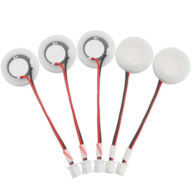 MEETOOT 5 حزمة 20 مم صانع ضباب بالموجات فوق الصوتية أقراص سيراميك مع سلك وحلقة ختم