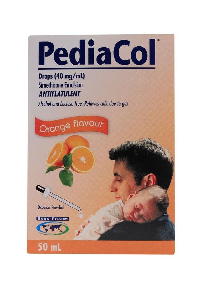 Pediacol - Orange Antiflatulent Drops 50 ml - Image 1