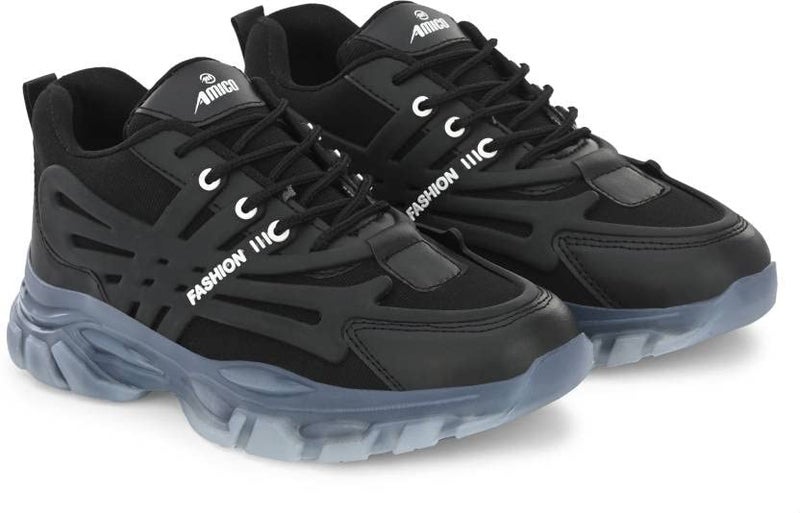 Amico Sports Running Shoes For Men Outdoors For Men Black, 7 UK - Image 3