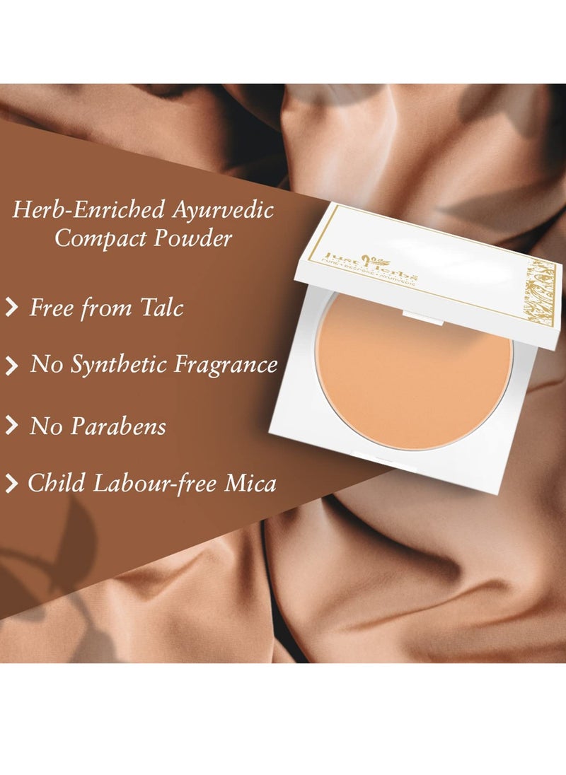 Just Herbs Just Herbs Compact Powder Mattifying Hydrating With SPF 15 9gm  - Image 5