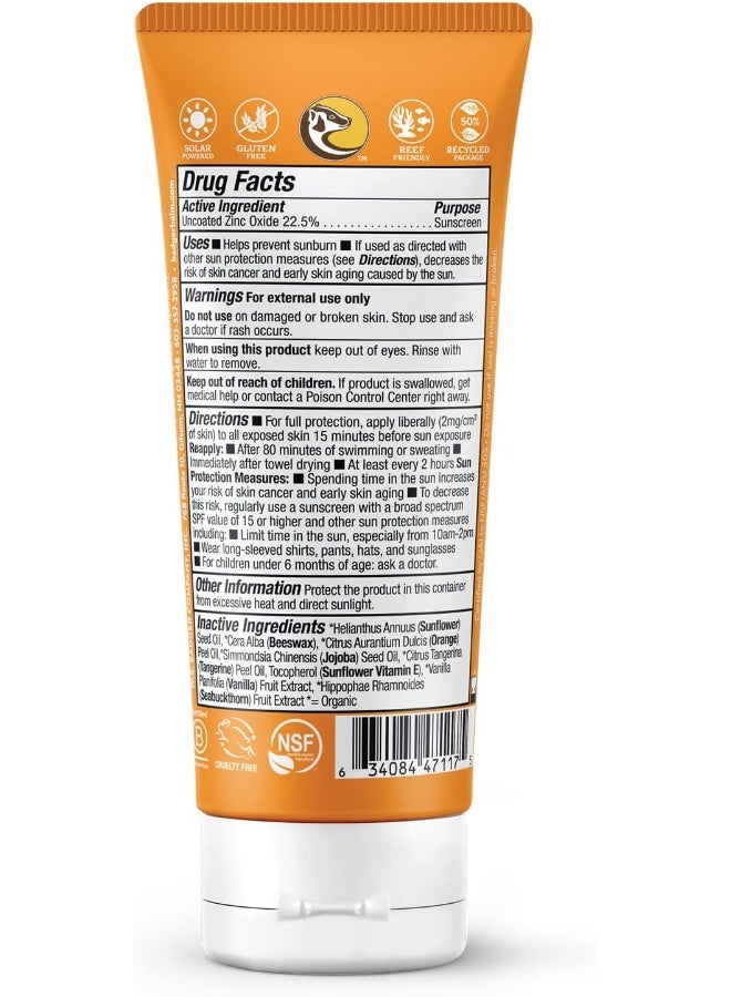 Badger Kids Sunscreen Cream SPF 40, Organic Mineral Sunscreen Kids Face & Body with Zinc Oxide, Reef Friendly, Broad Spectrum, Water Resistant, 2.9 fl oz (2 Pack) - Image 2