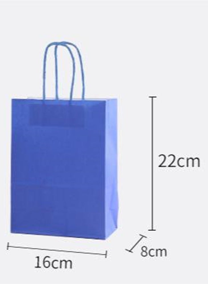 Paper Gift Bags 40 Pcs, Kraft Paper Bags Party Favor Bags with Handles for Kids Birthday, Baby Shower, Crafts, Wedding, Party Supplies, Size 22x16x8 cm(10 Colors) - Image 4