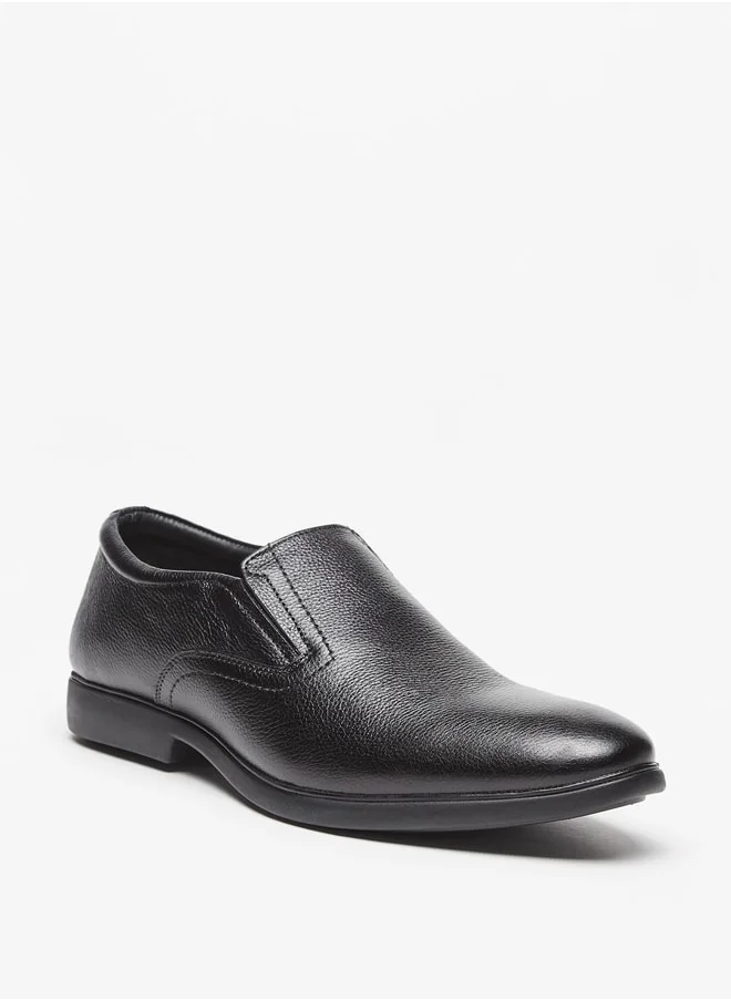 دوتشيني Men's Textured Slip-On Loafers