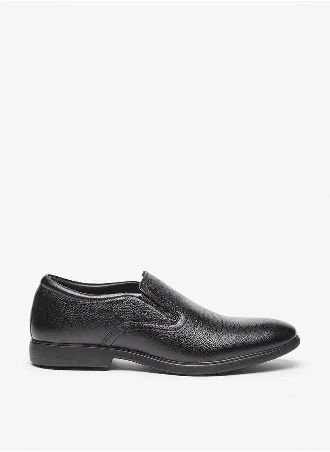 دوتشيني Men's Textured Slip-On Loafers