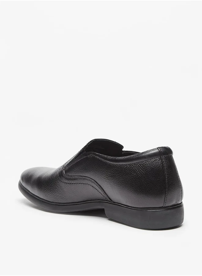 دوتشيني Men's Textured Slip-On Loafers