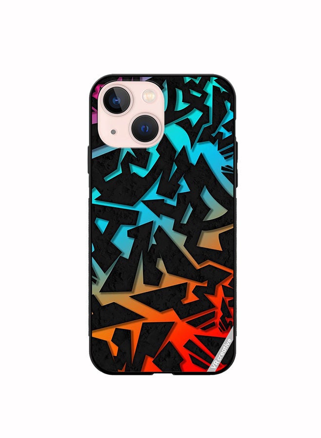 VR CREATIVE غطاء حماية لهاتف أبل آيفون 13 ميني تصميم متعدد الألوان - Image 1