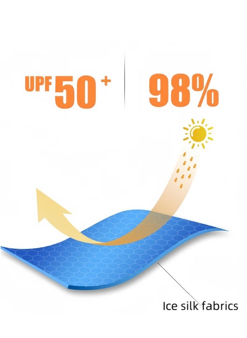 Kibee Ladies' gloves, driving gloves, anti-slip sunscreen long gloves for summer ultraviolet protection. - Image 2