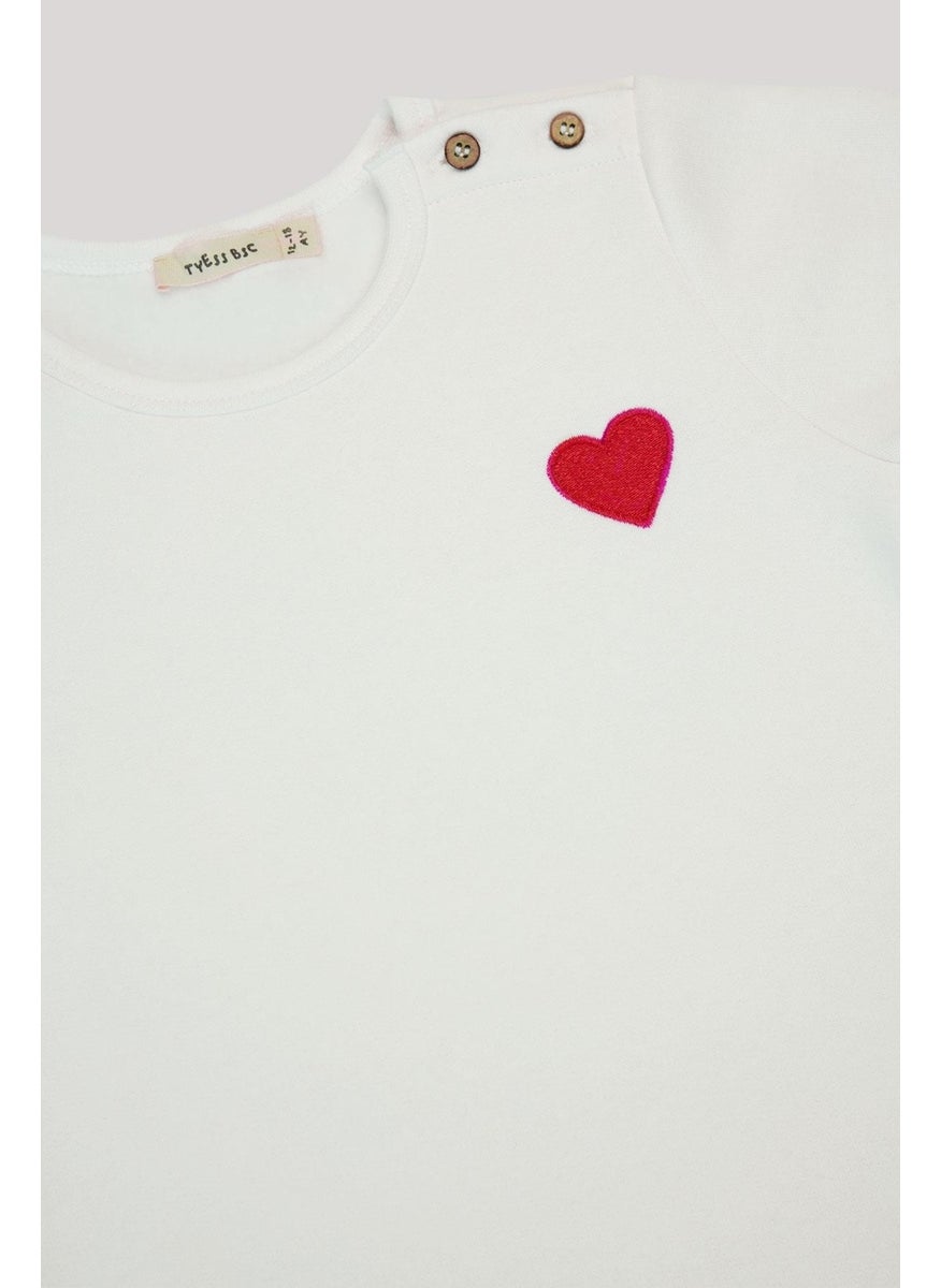 Tyess Basic Baby Girl Patterned Overalls  - Image 3