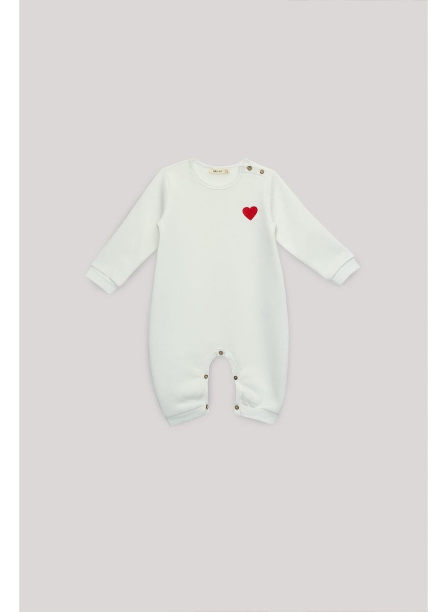 Tyess Basic Baby Girl Patterned Overalls  - Image 1
