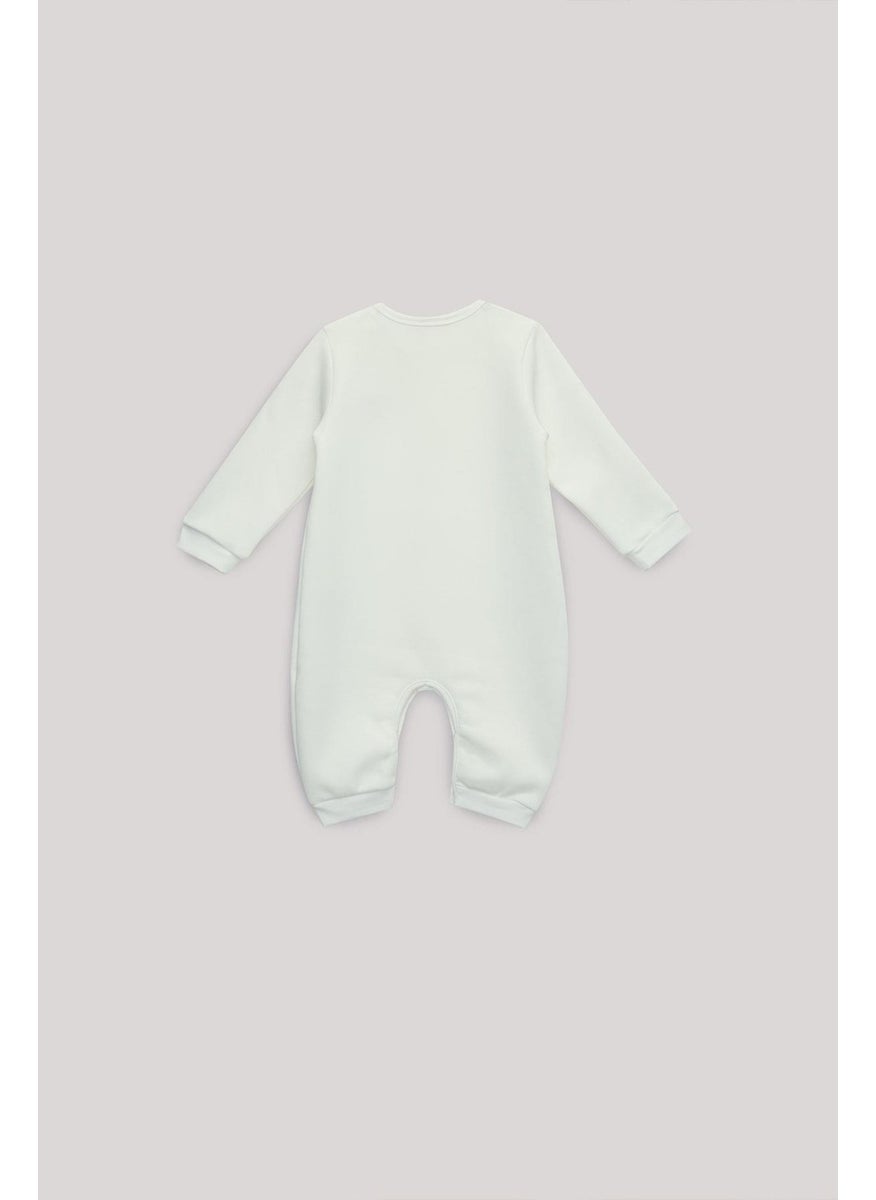 Tyess Basic Baby Girl Patterned Overalls  - Image 2
