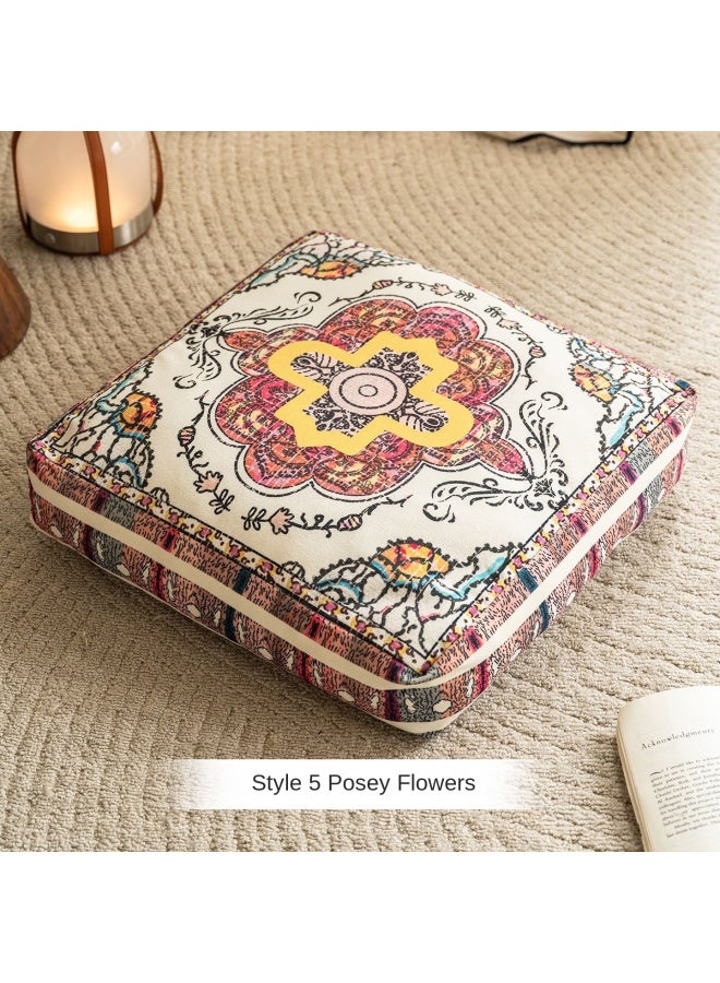 general 45*45cm Square Chair Cushion, High-End Feeling, For Bedroom & Office Chair - Image 1