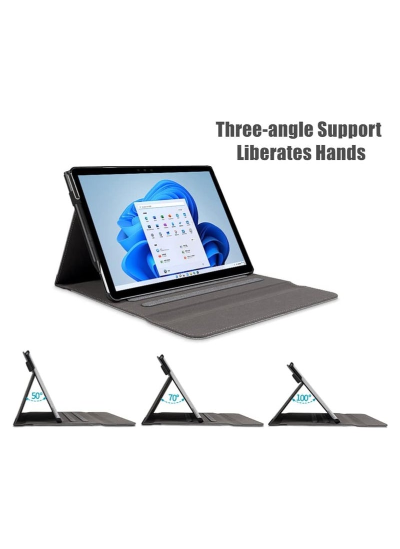 General Case Compatible with Microsoft Surface Pro 11 (2024) 13-inch Tablet Sleeve Pouch Cover for Surface Pro 11 Stand PU Leather Case  - Image 3