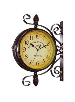 FBBSZSD Outdoor Garden Wall Clock, 15 Inch Classical 360°Rotation Double Sided Train Station Clock with Station Bracket Garden Clock Indoor Outdoor Decoration Waterproof Outdoor Clock - pzsku/Z88EC0EFE68E8C35BB071Z/45/_/1725712432/1879c97f-194d-45dd-845f-c0dd944f0ee3