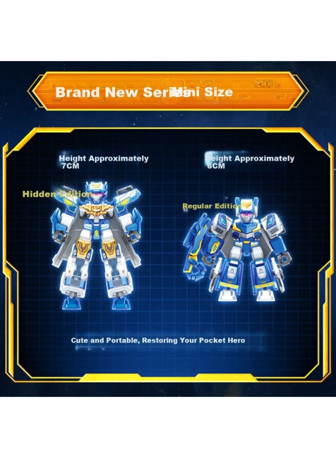 Qiji Senbao Building Blocks Flash Card Fighter Toy Children's Assembly Block Figure Blind Box Blind Box Boy Birthday New Year Gift - Image 2
