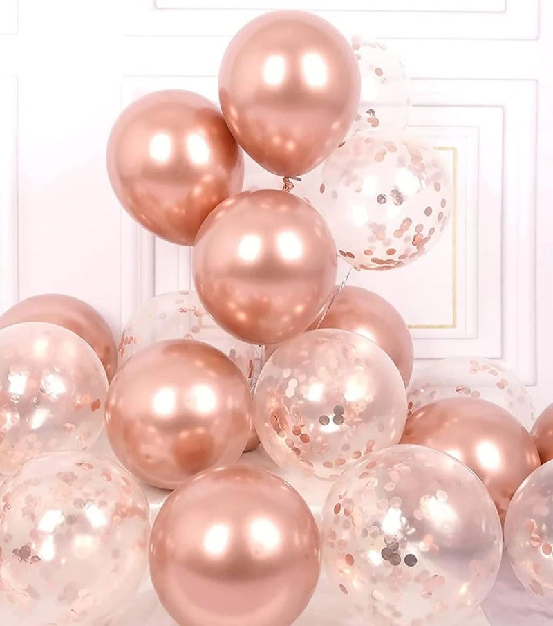 SOI Rubber Bachelorette Party Decorations- 48 Pcs,Bride To Be Decorations For Bridal Shower |Bride to Be Decoration Set Combo | Bride To Be Decal For Backdrop |Bride Balloons Rose Gold Decoration Set - Image 4