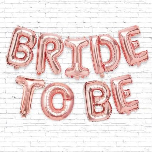 SOI Rubber Bachelorette Party Decorations- 48 Pcs,Bride To Be Decorations For Bridal Shower |Bride to Be Decoration Set Combo | Bride To Be Decal For Backdrop |Bride Balloons Rose Gold Decoration Set - Image 3