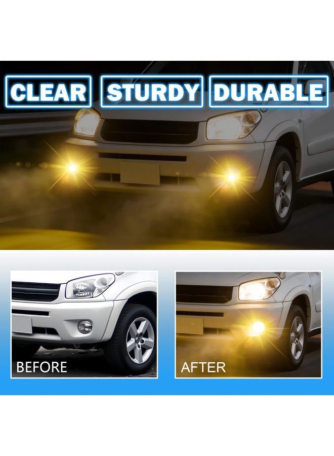 BOXLIGHT أضواء الضباب لسيارة تويوتا RAV4 2013 2014 2015 مع لمبة هالوجين H16 19W ومفتاح ومجموعة أسلاك (عدسة شفافة) - Image 5