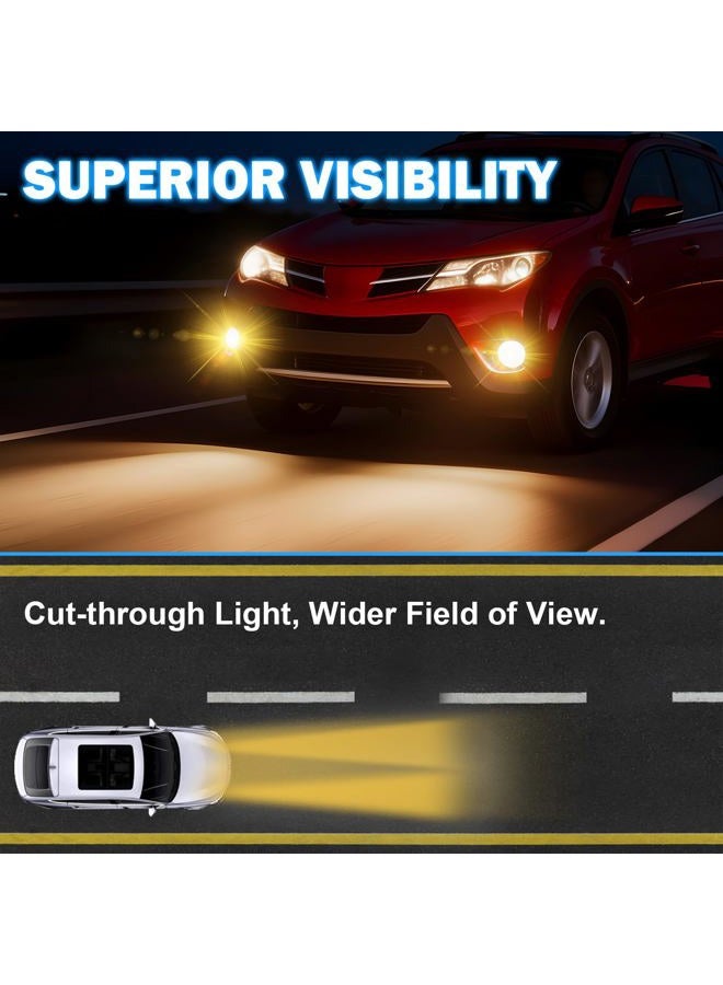 BOXLIGHT أضواء الضباب لسيارة تويوتا RAV4 2013 2014 2015 مع لمبة هالوجين H16 19W ومفتاح ومجموعة أسلاك (عدسة شفافة) - Image 2
