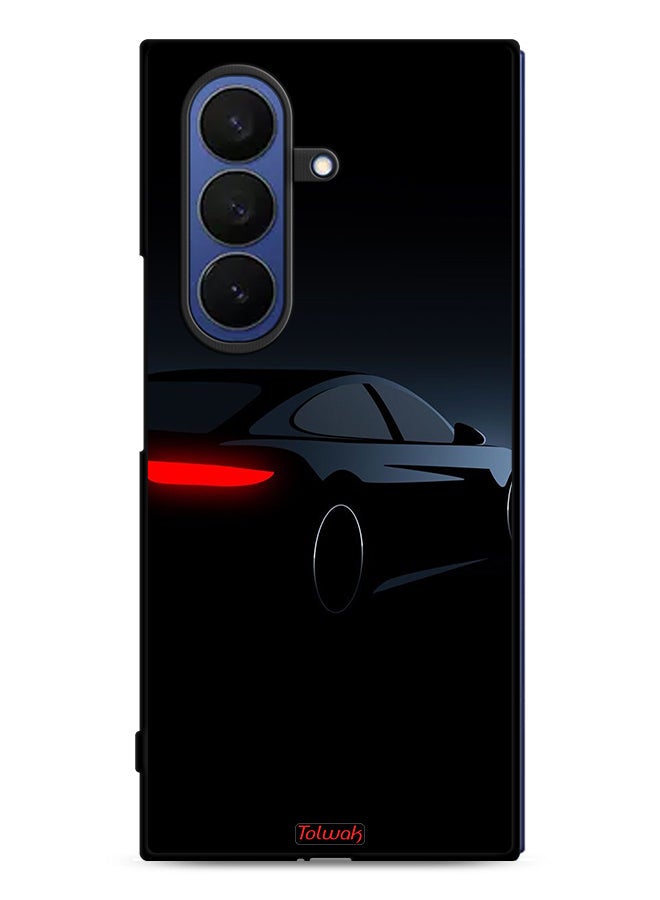 Tolwak Samsung Galaxy Z Fold7 Protective Case Cover Dark Car - Image 1