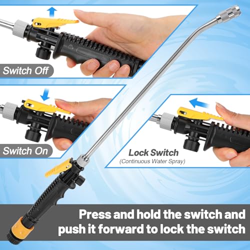 PAMASE RV Water Heater Tank Rinser - Powerful Cleaning Hot Water Flush Wand, Travel Trailers Camper Water Tank Sediment Scale Cleaner Spray Flusher Accessory Essentials - Image 5