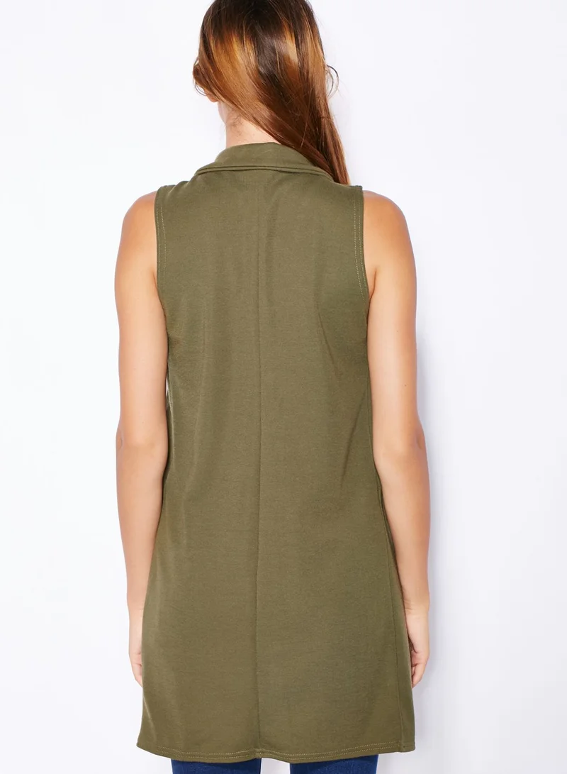 Ginger Long Waistcoat Jacket