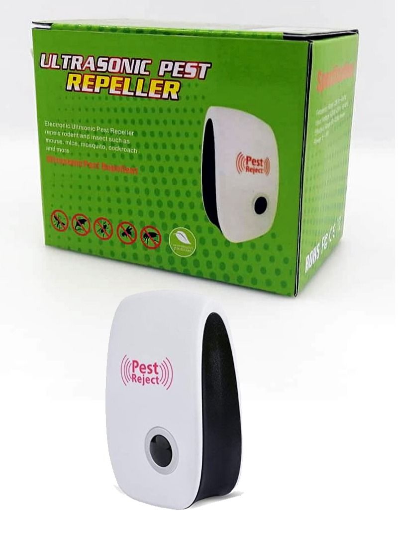 Pest Reject Ultrasonic Electronic Pest Repeller with Night Light Home Safe Mosquito Repellent for Mice Mosquitoes Ants Spiders Cockroaches - Image 2