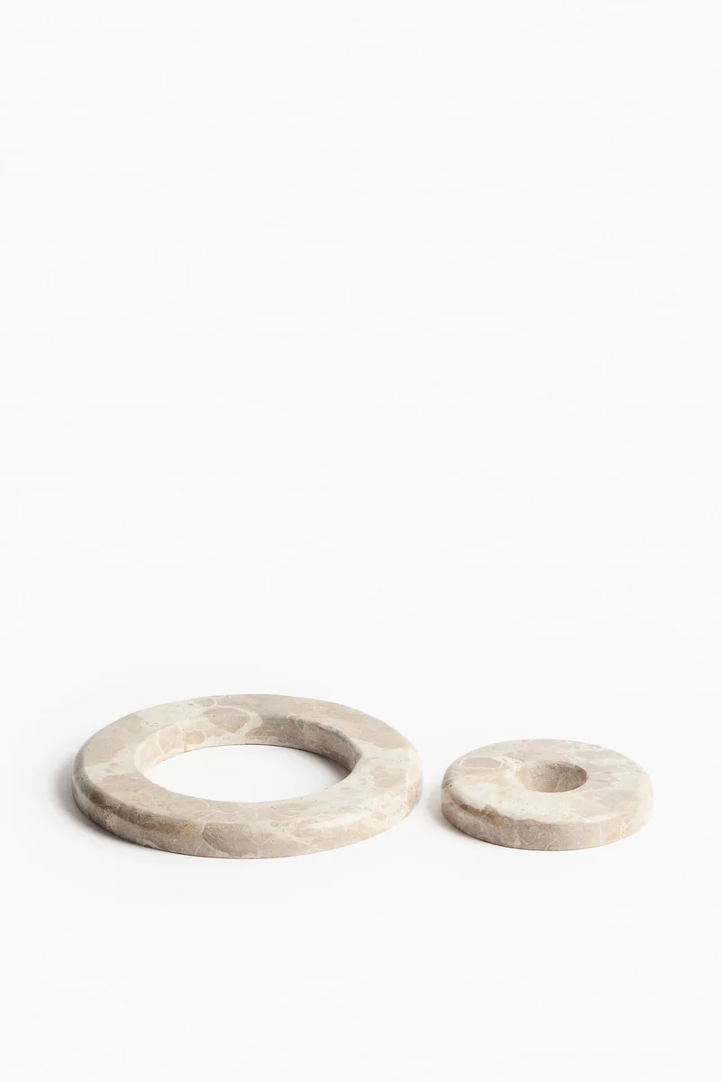 H&M 2-pack marble trivets