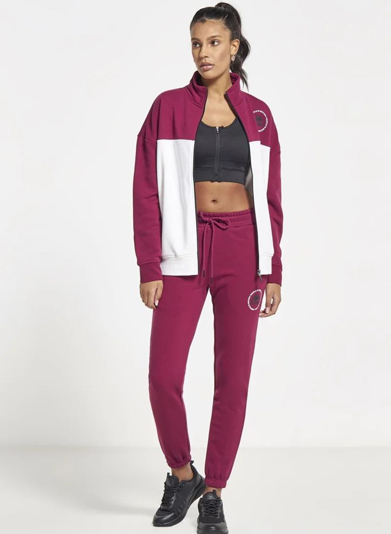 Kappa Logo Drawstring Printed Sweatpants