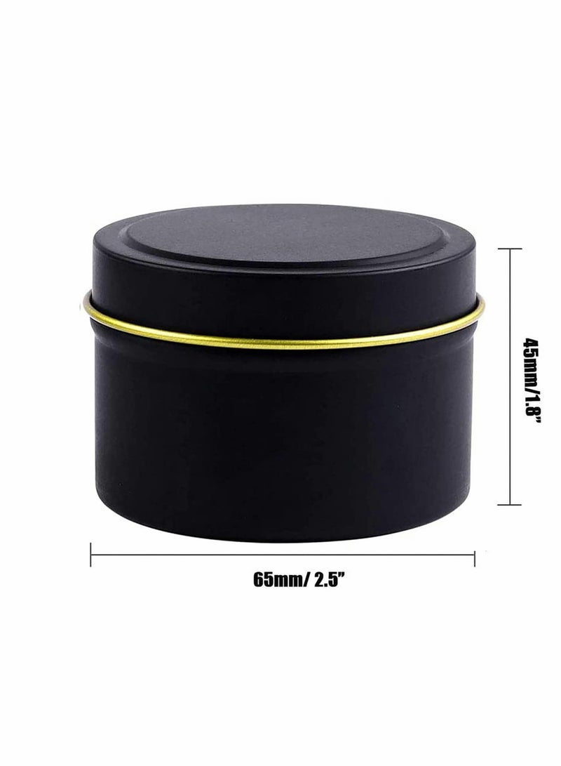 Candle Jars, Candle Tins, Candle Making Kit, Containers Empty Tinplate Storage Candle Jars for DIY Candle Making, Candies, Gifts Treasures, Arts Crafts, Storage Candle Making Kits 5 Oz, 24 Pcs  - Image 4