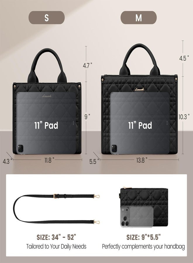 LOVEVOOK Purses and Handbags for Women, PU Leather Tote Bag Shoulder Crossbody Bags Top Handles Quilted Satchel - Image 4